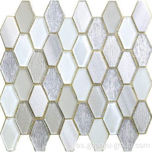 Mosaico hexagonal elegante y elegante